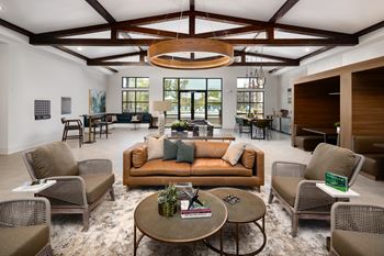 Clubhouse with kitchen, coffee bar, tv, & games